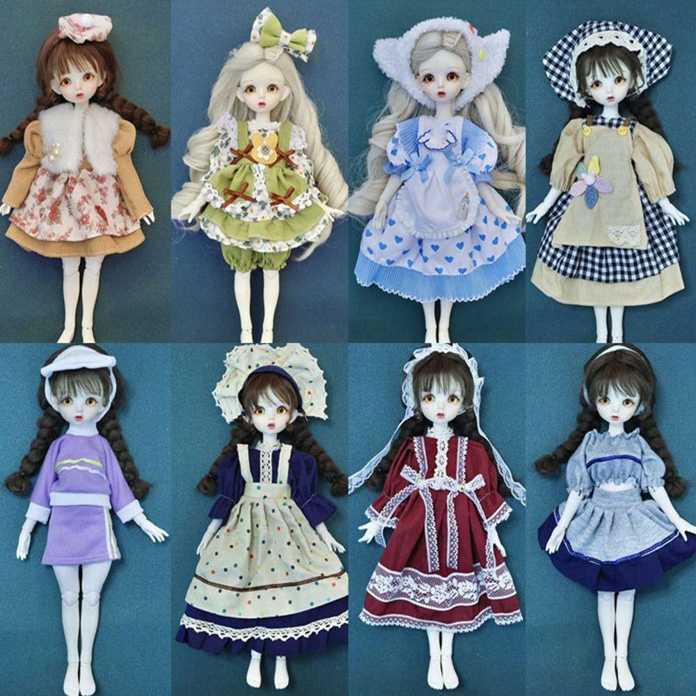 10 Styles Doll Elegant Dresses Casual Wears Doll Headband Hat 11.5 Fashion Doll/1/6 BJD Dolls
10 Styles Doll Elegant Dresses Casual Wears Doll Headband Hat 11.5 Fashion Doll/1/6 BJD Dolls