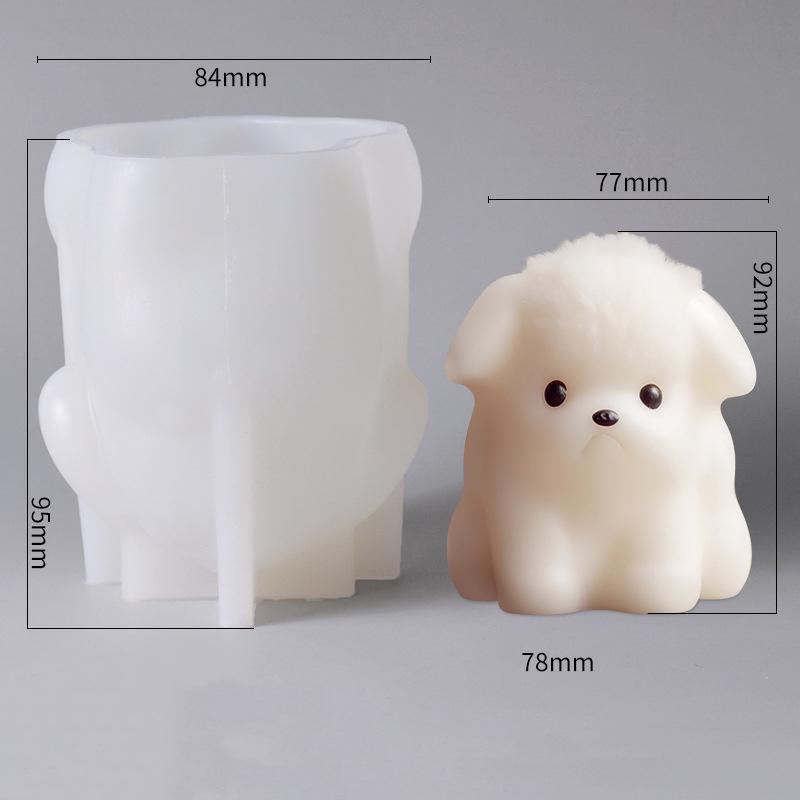 1 упаковка силиконовая форма для кошачьего молочного пудинга, милая форма для торта, белого холодного льда, порошка