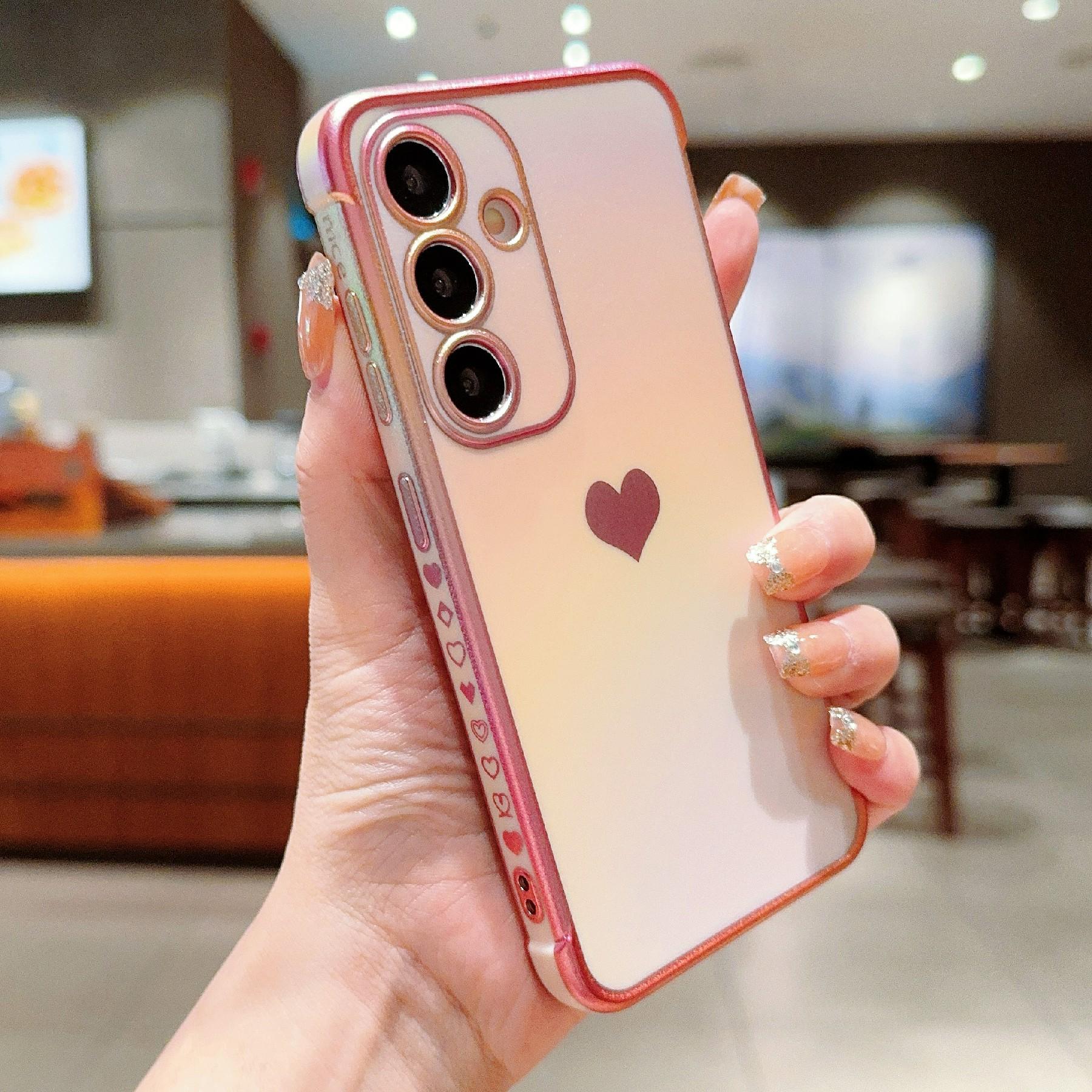 For Samsung Galaxy S25+ Case Dazzling Design Electroplating Heart Pattern TPU Phone Cover D
For Samsung Galaxy S25+ Case Dazzling Design Electroplating Heart Pattern TPU Phone Cover D