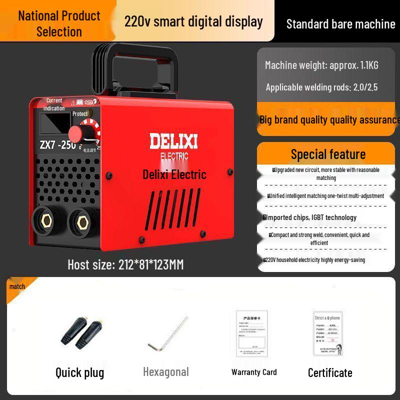 Three-in-One Gasless MIG Electric Welder for Household Use 220V
Three-in-One Gasless MIG Electric Welder for Household Use 220V