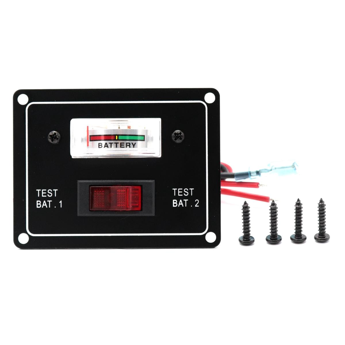 12 Volt Battery Test Switch Dual Test Meter/Gauge Boat/Marine/Caravan/4x4 Switches Relays Car accessories чорний
12 Volt Battery Test Switch Dual Test Meter/Gauge Boat/Marine/Caravan/4x4 Switches Relays Car accessories чорний