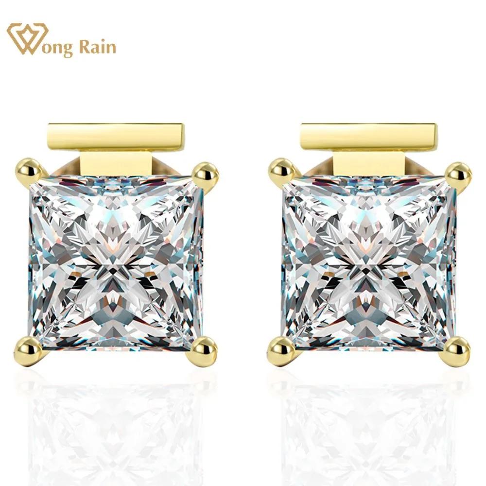 Wong Rain из стерлингового серебра 925 пробы, огранка принцессы, 8*8 мм, AAAAA, цирконы, драгоценные камни, серьги-гвоздики для женщин, ювелирные изделия белый
Wong Rain из стерлингового серебра 925 пробы, огранка принцессы, 8*8 мм, AAAAA, цирконы, драгоценные камни, серьги-гвоздики для женщин, ювелирные изделия белый
