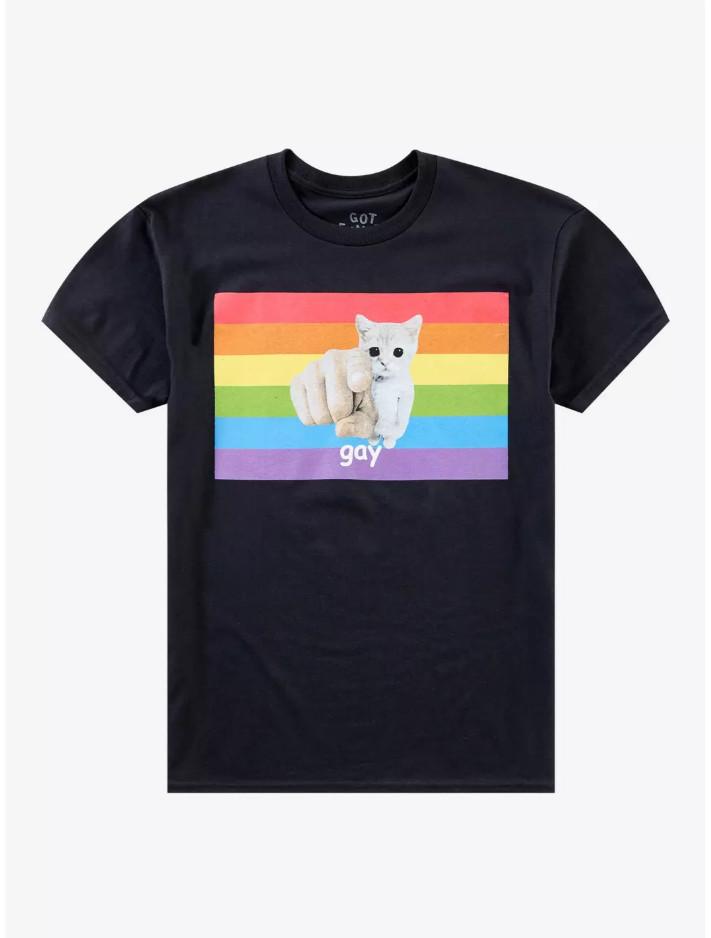 Cat Pointing Gay Tee Funny Graphic Shirt Sarcastic Humor Unisex T-Shirt 5XL різнокольоровий
Cat Pointing Gay Tee Funny Graphic Shirt Sarcastic Humor Unisex T-Shirt 5XL різнокольоровий