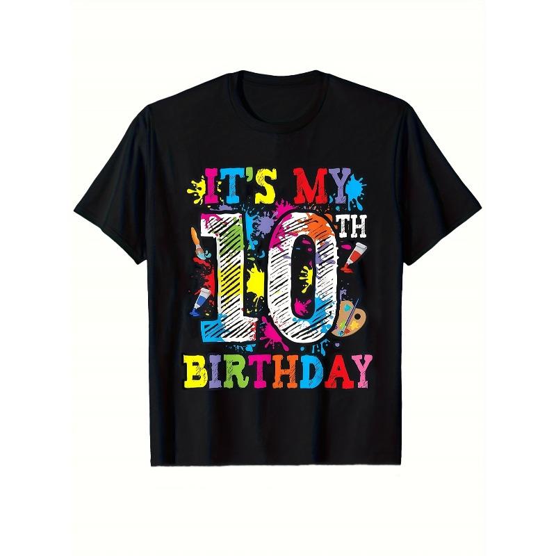 European sizes Boys And Girls 10Th Birthday Art T-Shirt - Soft And Breathable Short Sleeve Crew Neck Top, Fun Today I M Ten Print 98cm чёрный
European sizes Boys And Girls 10Th Birthday Art T-Shirt - Soft And Breathable Short Sleeve Crew Neck Top, Fun Today I M Ten Print 98cm чёрный