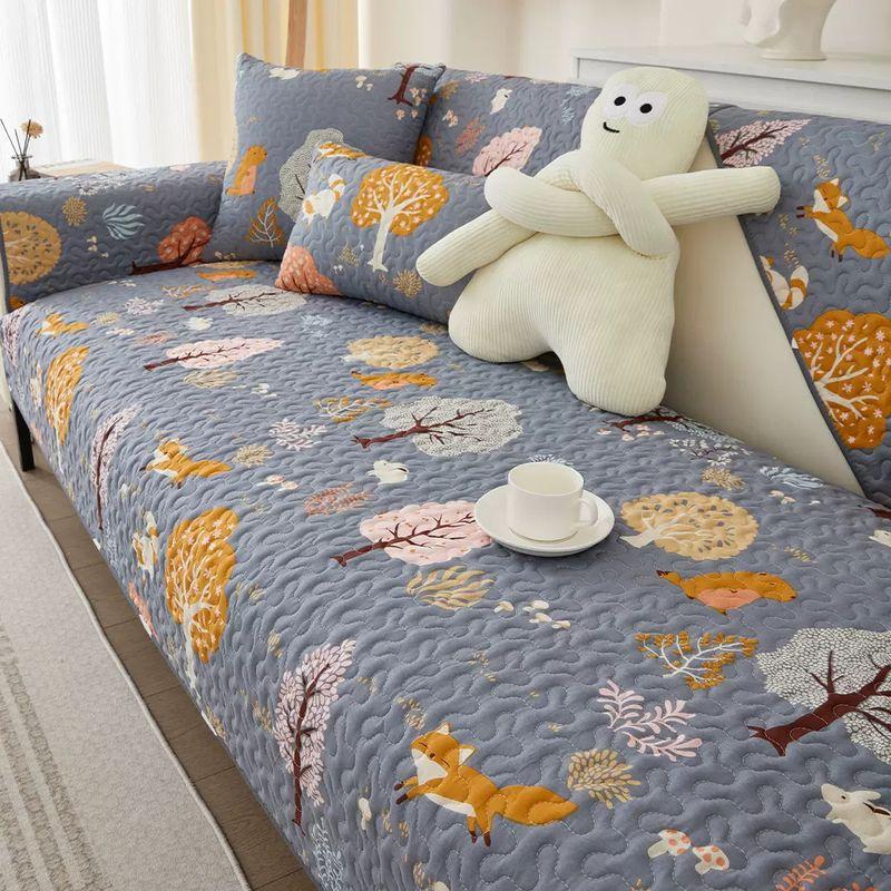 All-Cotton Pastoral Anti-Slip Cover Cloth Cushion
All-Cotton Pastoral Anti-Slip Cover Cloth Cushion