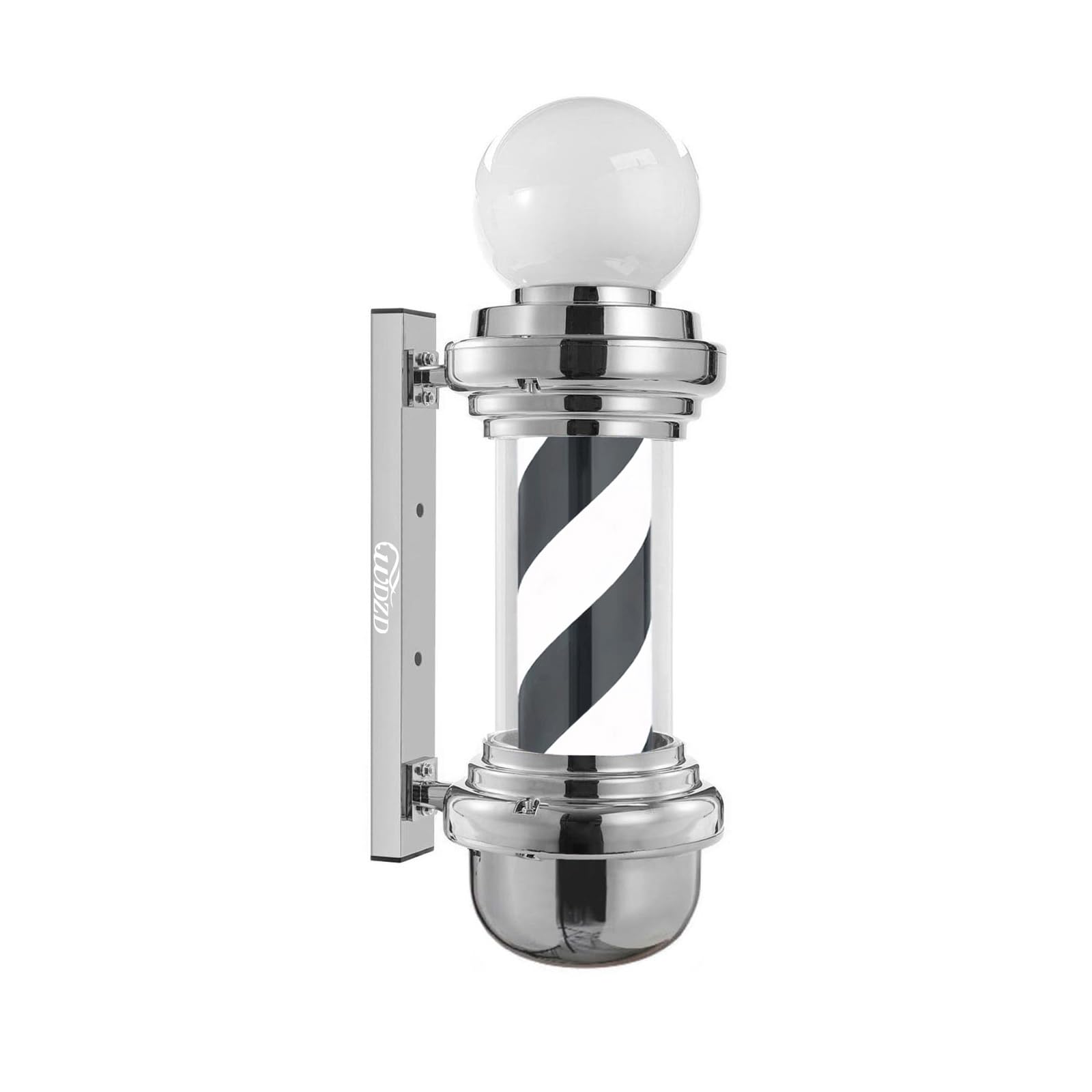 WDZD 58 см Парикмахерский столб, Маленькая серебристо-черная полосатая парикмахерская вывеска, Настенный, Энергосберегающий
WDZD 58 см Парикмахерский столб, Маленькая серебристо-черная полосатая парикмахерская вывеска, Настенный, Энергосберегающий