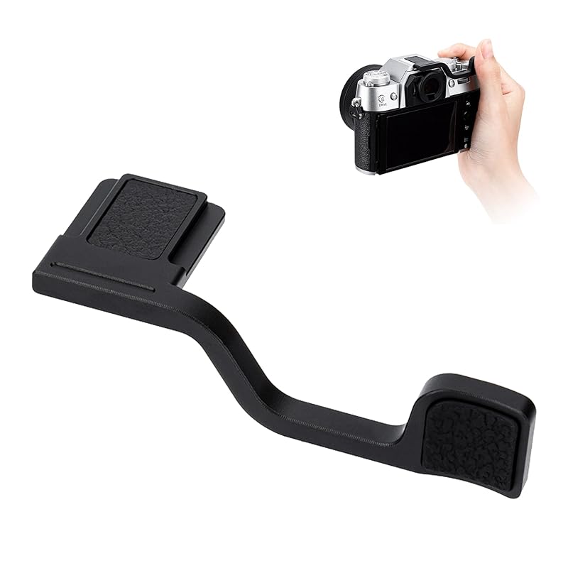 JJC thumb grip thumb rest Fujifilm Fuji X-T50 XT50 Camera application Easy to install With microfiber leather & silicone pad Improve camera hold
JJC thumb grip thumb rest Fujifilm Fuji X-T50 XT50 Camera application Easy to install With microfiber leather & silicone pad Improve camera hold