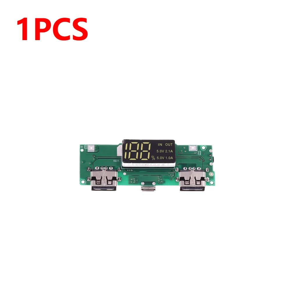 1-10pcs Mini 18650 Charging Module LED Dual USB 5V2.4A 2A /1A Micro/Type-C USB Mobile Power Bank Lithium Battery Charger Board
1-10pcs Mini 18650 Charging Module LED Dual USB 5V2.4A 2A /1A Micro/Type-C USB Mobile Power Bank Lithium Battery Charger Board