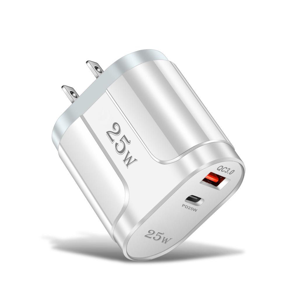 QC3.0+PD 25W Fast Charger with EU/US/UK Plugs
QC3.0+PD 25W Fast Charger with EU/US/UK Plugs