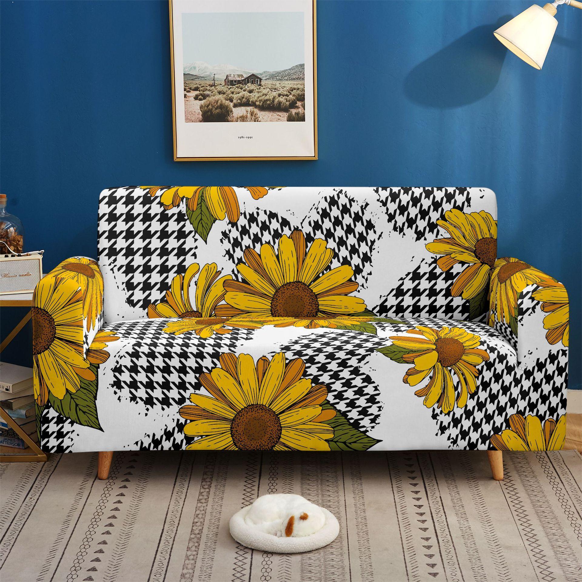 Sunflower Idyllic Sofa Cover Elastic All-Inclusive Multi-Person Combination Sofa Cover Universal 90 * 140cm one seat
Sunflower Idyllic Sofa Cover Elastic All-Inclusive Multi-Person Combination Sofa Cover Universal 90 * 140cm one seat