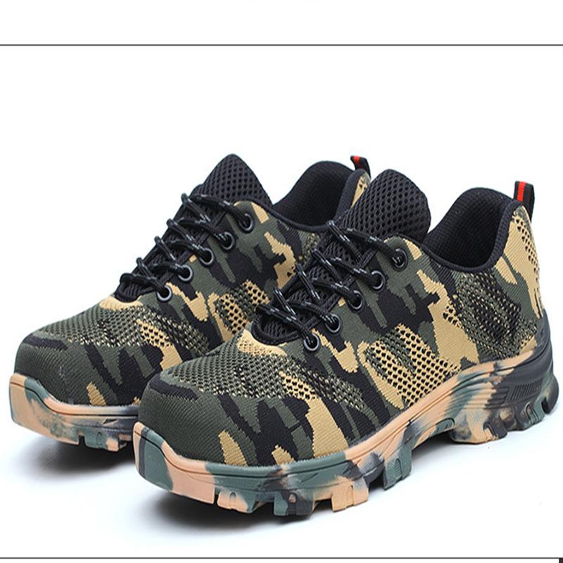Oulylan New Men s Steel Toe Cap Work Boots Shoes Men Camouflage Puncture Proof Safety Shoes Breathable Labor Protection Shoes 46
Oulylan New Men s Steel Toe Cap Work Boots Shoes Men Camouflage Puncture Proof Safety Shoes Breathable Labor Protection Shoes 46