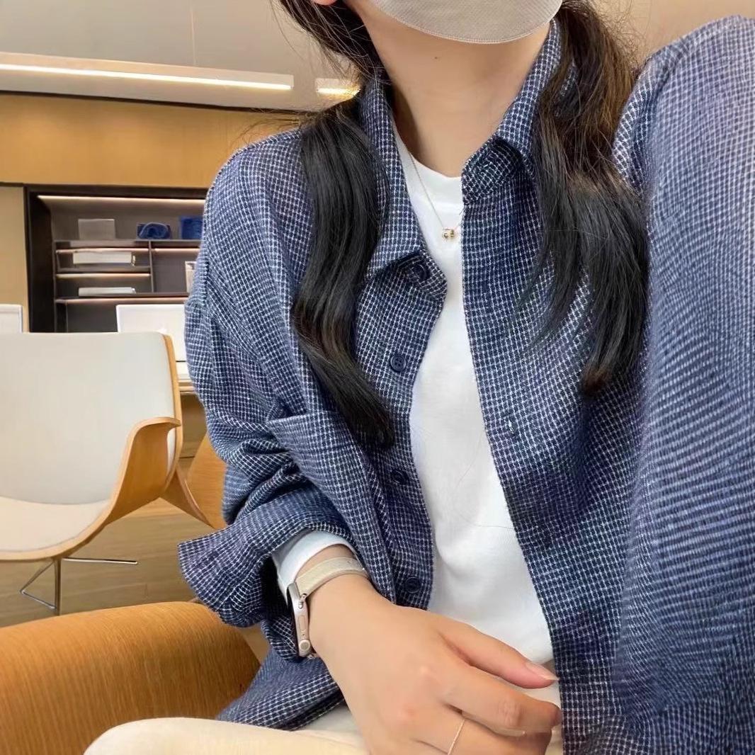 Women s Plaid Brushed Wool Shirt - Lazy Style, Relaxed Fit, Slimming Long Sleeves for Autumn and Winter Medium
Women s Plaid Brushed Wool Shirt - Lazy Style, Relaxed Fit, Slimming Long Sleeves for Autumn and Winter Medium