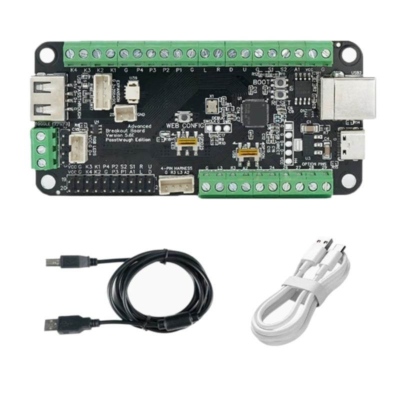 V5.6E USB Passthrough Fighting Board for Console/PC RP2040 DIY Fight Stick Hitbox Controller Board
V5.6E USB Passthrough Fighting Board for Console/PC RP2040 DIY Fight Stick Hitbox Controller Board