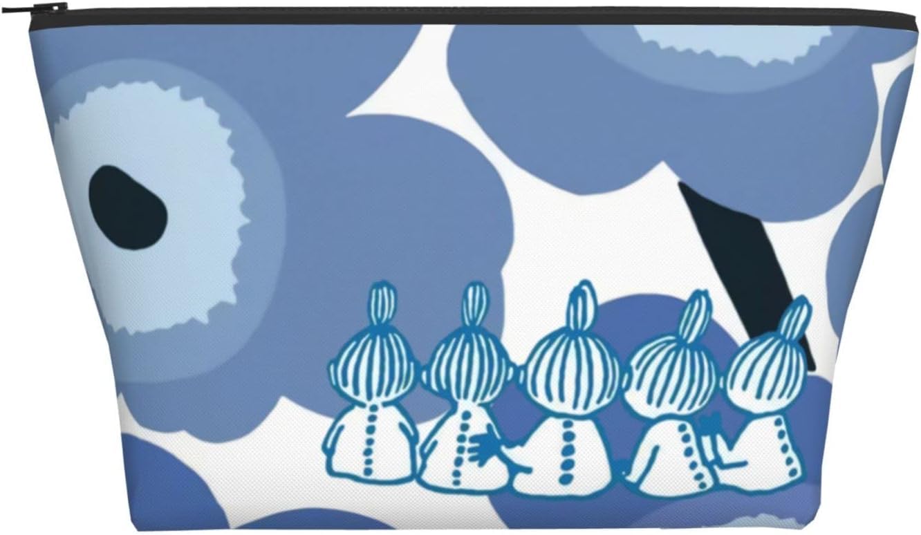 Муми-тролль Малышка Мю Макияж Косметика Большая Косметичка для хранения макияжа Дорожная туалетная милая сумочка, Хранение, Вместимость, Стильная, Квадратная, Портативная, Дорожная, Коробка,