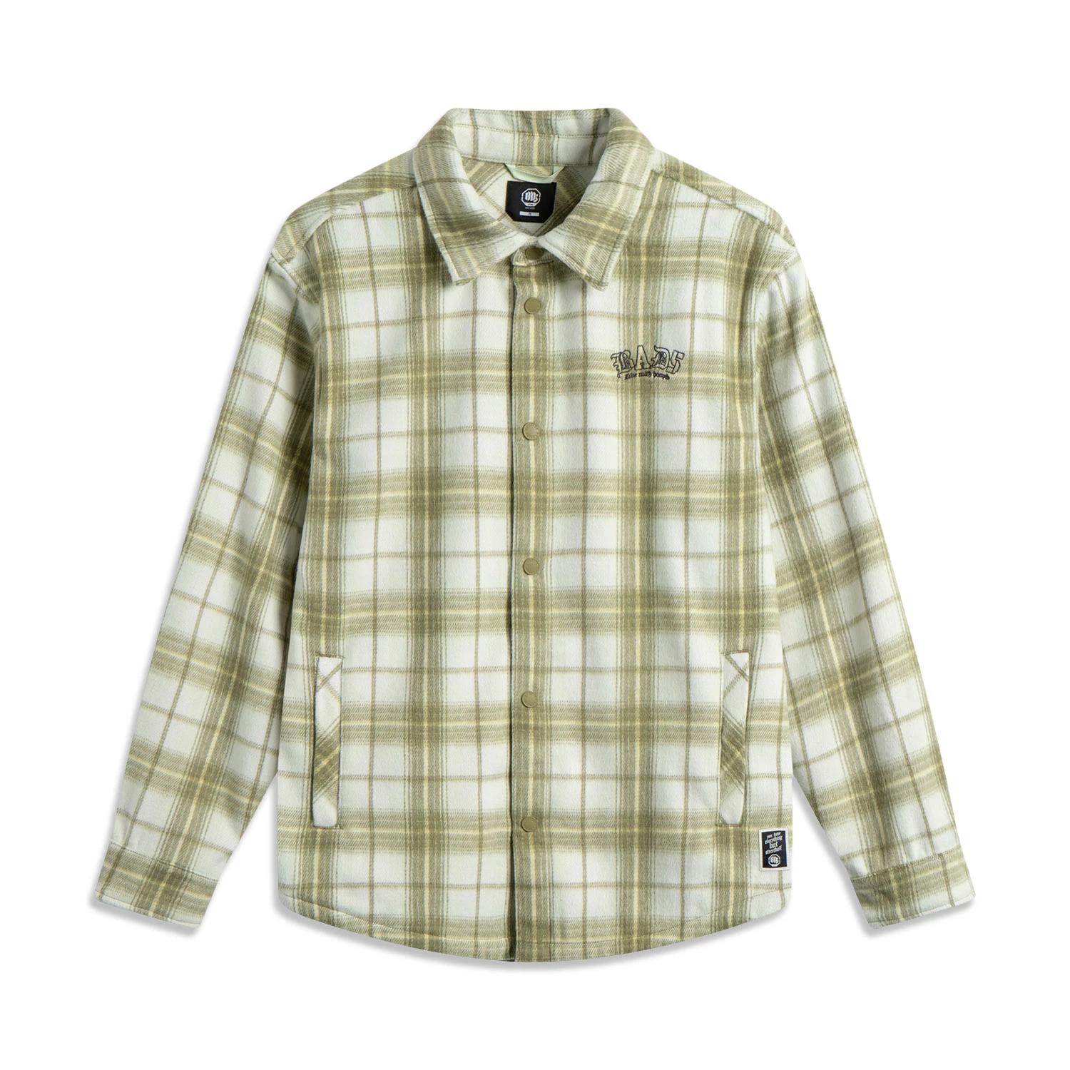 Li-Ning Badfive Plaid Letter Single-Breasted Collar Loose Jacket Men Jacket Soft-Water-Green AFDV545-2 L
Li-Ning Badfive Plaid Letter Single-Breasted Collar Loose Jacket Men Jacket Soft-Water-Green AFDV545-2 L