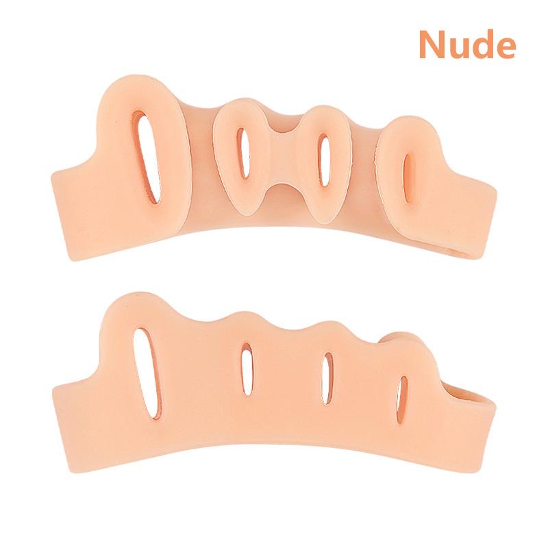 2Pcs=1Pair Hard Silicone Toe Finger Separator 5 Hole Hallux Valgus Orthopedic Spacers Bunion Overlapping Hammer Foot Corrector тілесний
2Pcs=1Pair Hard Silicone Toe Finger Separator 5 Hole Hallux Valgus Orthopedic Spacers Bunion Overlapping Hammer Foot Corrector тілесний