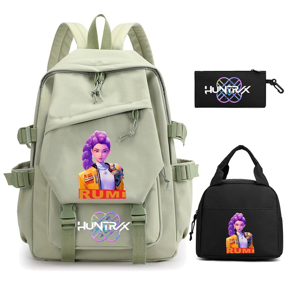 3Pcs/set Anime Cartoon Demon Hunters Printed Backpack for Teenger Children Student Schoolbag Girl Women Large Capacity Waterproof Travel Bag
3Pcs/set Anime Cartoon Demon Hunters Printed Backpack for Teenger Children Student Schoolbag Girl Women Large Capacity Waterproof Travel Bag