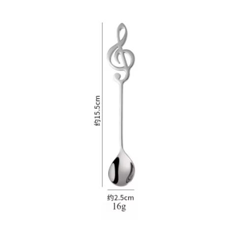 Musical Note Coffee Spoon Stainless Steel Kitchen Spoons Dessert Scoops Bright Mirror Finish Portable Lightweight Modern Design
Musical Note Coffee Spoon Stainless Steel Kitchen Spoons Dessert Scoops Bright Mirror Finish Portable Lightweight Modern Design