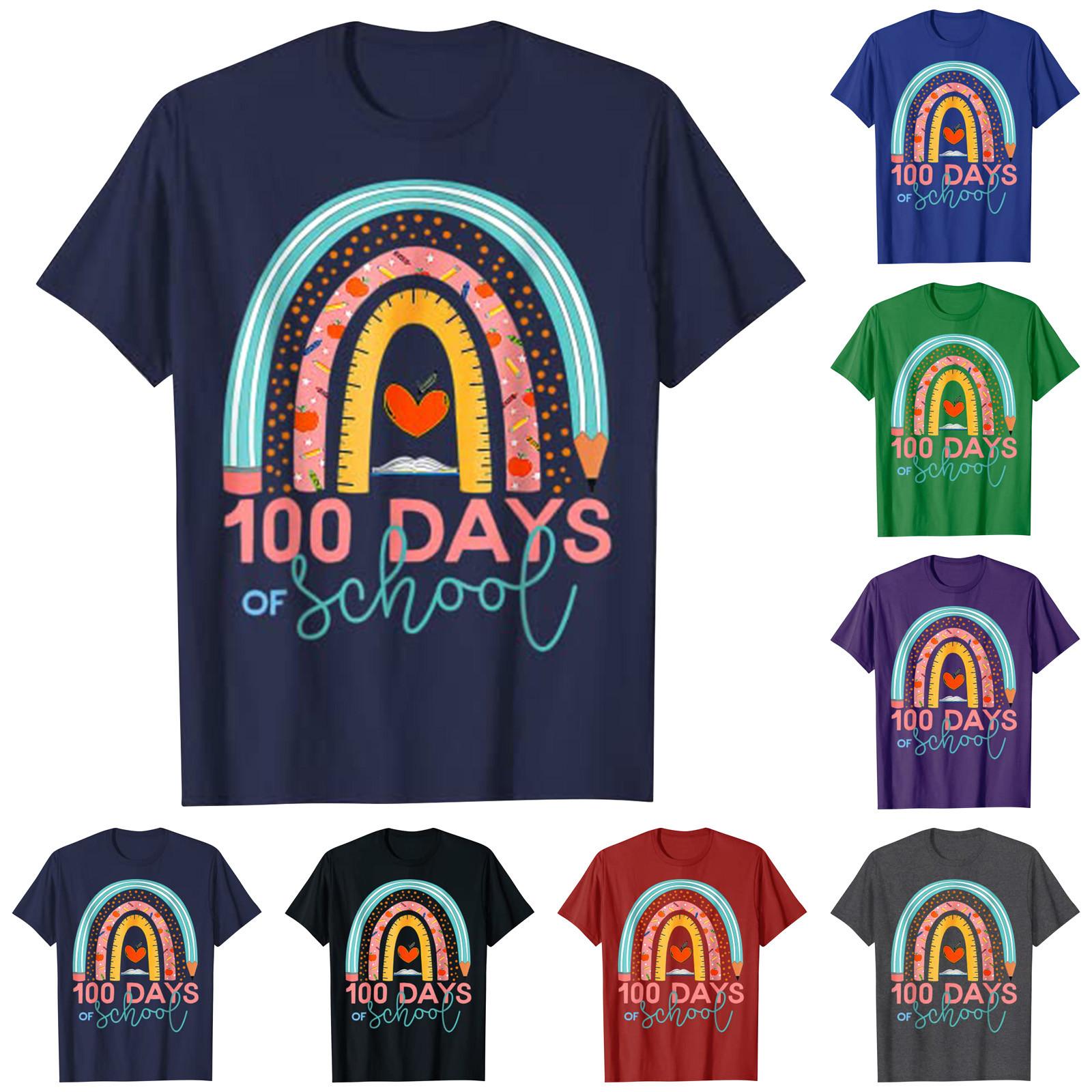 Счастливый 100-й день школы 100 дней школьного учителя ученик мода соответствует короткой футболке
Счастливый 100-й день школы 100 дней школьного учителя ученик мода соответствует короткой футболке