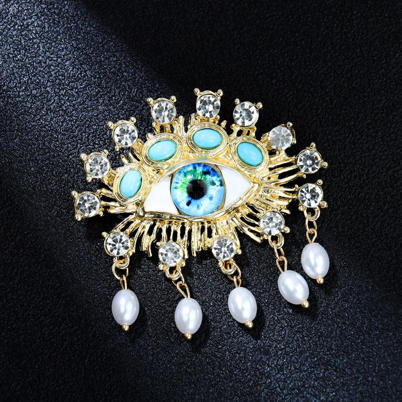 Luxury Devil Eyes Brooches For Women Character Pins Casual Party Accessories Gifts Friends Decoration
Luxury Devil Eyes Brooches For Women Character Pins Casual Party Accessories Gifts Friends Decoration