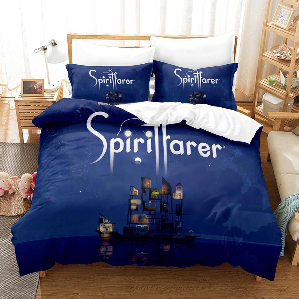 Игровой Spiritfarer Постельный набор Односпальный Полуторный Двуспальный Квинсайз Кингсайз Комплект для кровати Взрослый Детский Спальня Комплекты пододеяльников Аниме Комплект простыней EU single(135x200cm)
Игровой Spiritfarer Постельный набор Односпальный Полуторный Двуспальный Квинсайз Кингсайз Комплект для кровати Взрослый Детский Спальня Комплекты пододеяльников Аниме Комплект простыней EU single(135x200cm)