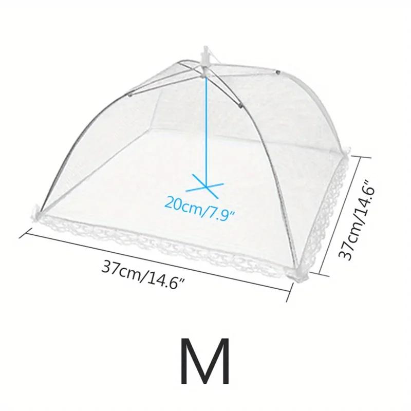 1pcs White Anti-fly Vegetable Cover Foldableable Mesh Food Cover Anti-mosquito Dining Table Cover Household Meal Cover
1pcs White Anti-fly Vegetable Cover Foldableable Mesh Food Cover Anti-mosquito Dining Table Cover Household Meal Cover