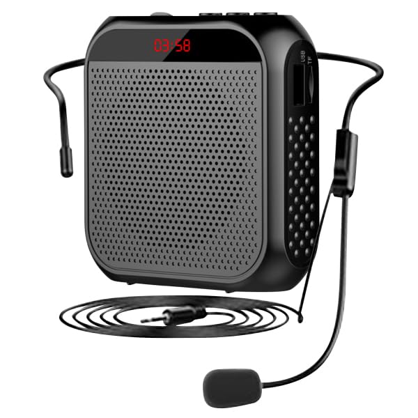 Portable Hands-Free Megaphone with Microphone and Headset, Compact Speaker, USBmicroSD, Music Playback, Ideal for Events, Lectures, Presentations,
Portable Hands-Free Megaphone with Microphone and Headset, Compact Speaker, USBmicroSD, Music Playback, Ideal for Events, Lectures, Presentations,