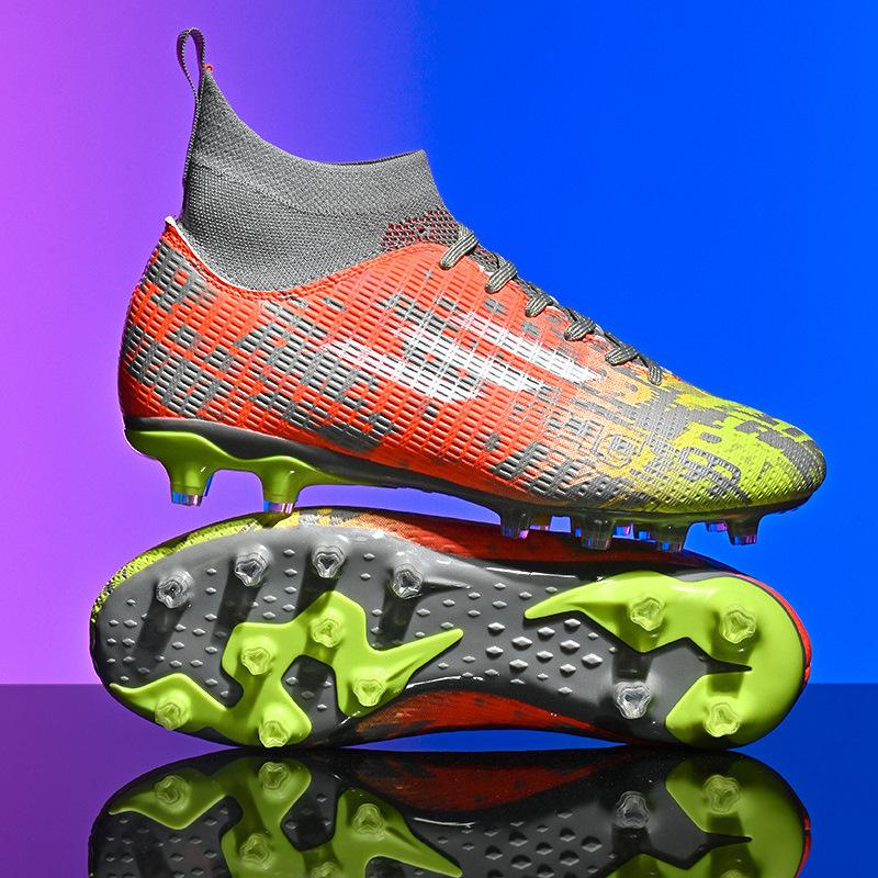 Campus youth men s football shoes spike plum training students high-top sneaker competition foreign trade Xiluo price 34
Campus youth men s football shoes spike plum training students high-top sneaker competition foreign trade Xiluo price 34
