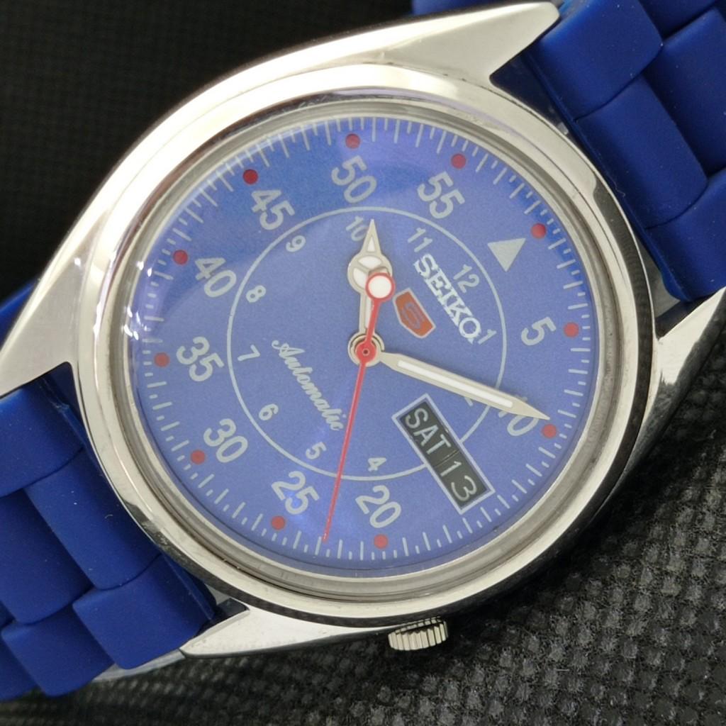 USED VINTAGE SEIKO 5 AUTOMATIC 7009A JAPAN MENS D/D BLUE WATCH 587f-a309621-2 SKU587f-a309621
USED VINTAGE SEIKO 5 AUTOMATIC 7009A JAPAN MENS D/D BLUE WATCH 587f-a309621-2 SKU587f-a309621