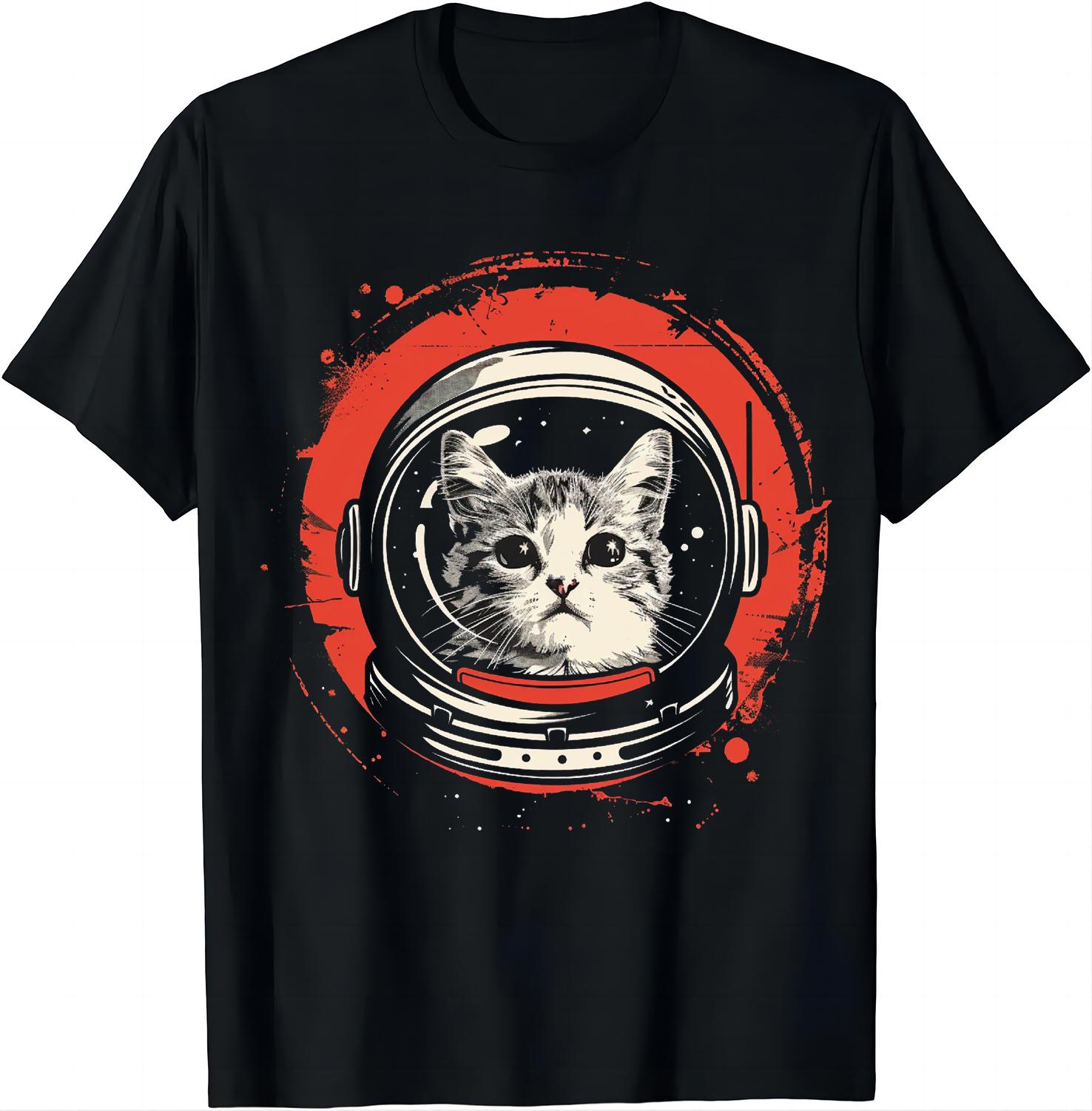 Space Cat Courage Japanese Retro Kawaii Cute Astronaut Cat TShirt Women Clothes Graphic T Shirts Unisex Streetwear Tops 2026 4XL
Space Cat Courage Japanese Retro Kawaii Cute Astronaut Cat TShirt Women Clothes Graphic T Shirts Unisex Streetwear Tops 2026 4XL