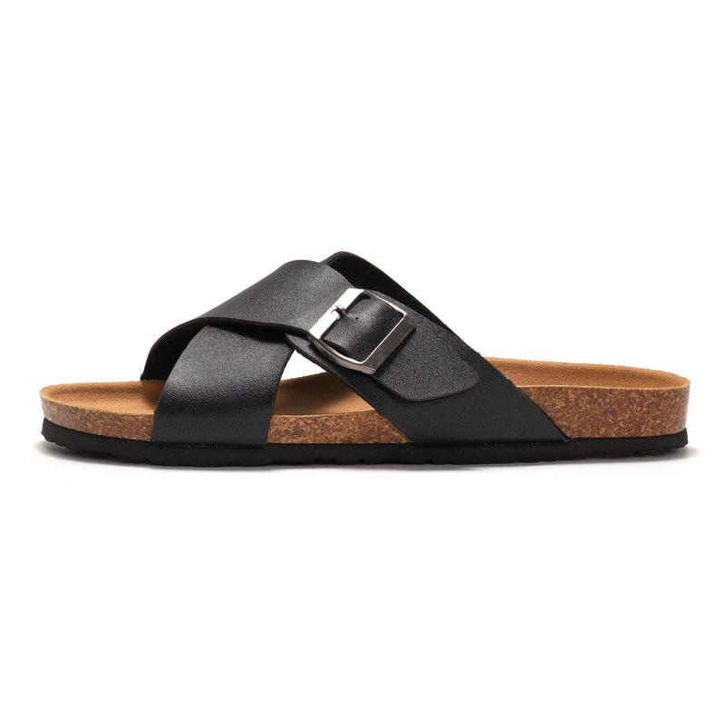 Чоловічі коркові пляжні шльопанці Ruizu 2025 з перехресними ремінцями: Повсякденні сандалі для студентів 45 чорний
Чоловічі коркові пляжні шльопанці Ruizu 2025 з перехресними ремінцями: Повсякденні сандалі для студентів 45 чорний