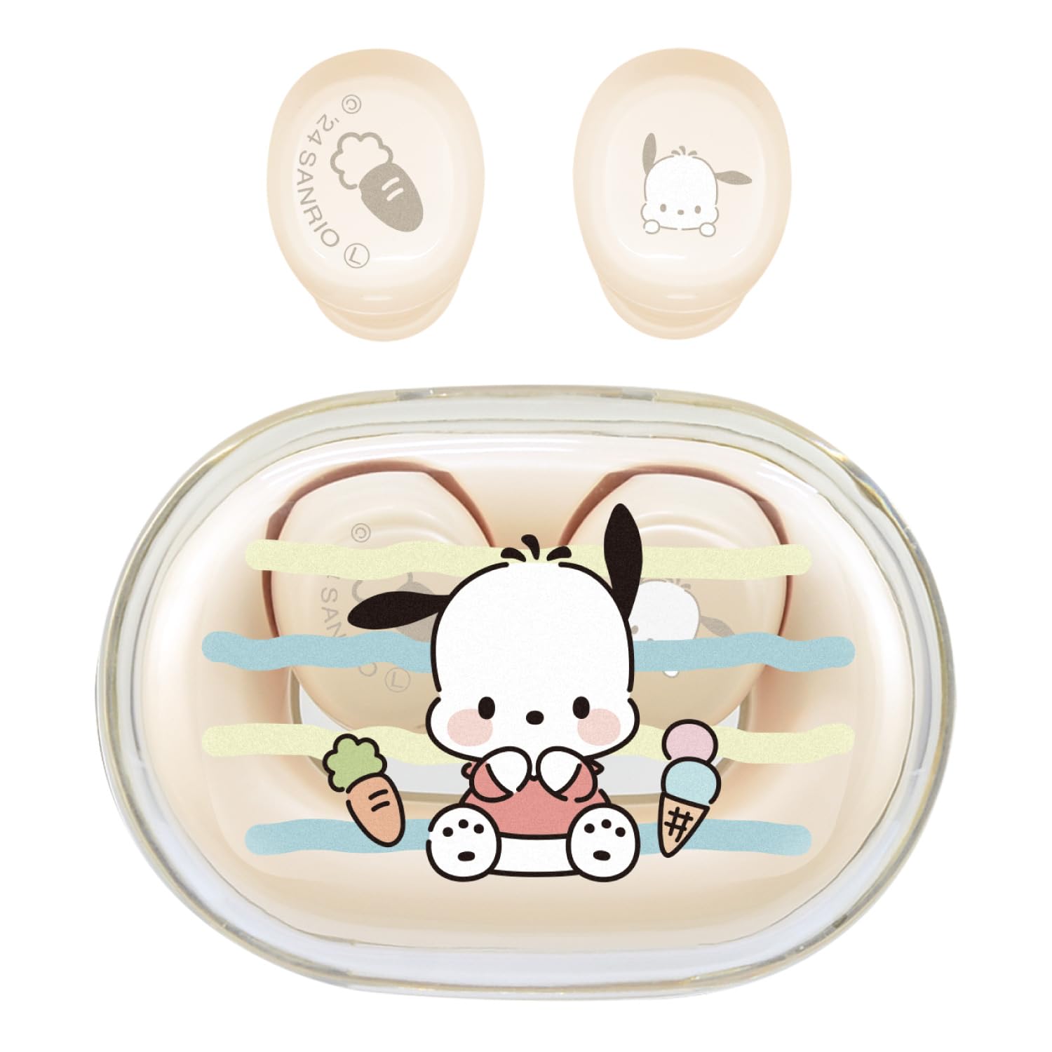 Gourmandies Sanrio Characters Completely Wireless Stereo Earphones Pochacco SANG-458PC
Gourmandies Sanrio Characters Completely Wireless Stereo Earphones Pochacco SANG-458PC