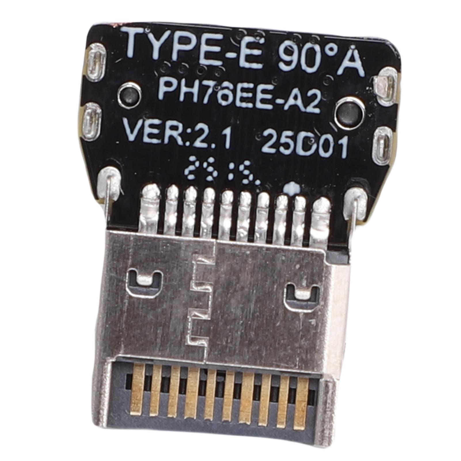 Computer Motherboard Type E Adapter Compact USB3.1 10G Type E 90 Degree Steering Elbow
Computer Motherboard Type E Adapter Compact USB3.1 10G Type E 90 Degree Steering Elbow