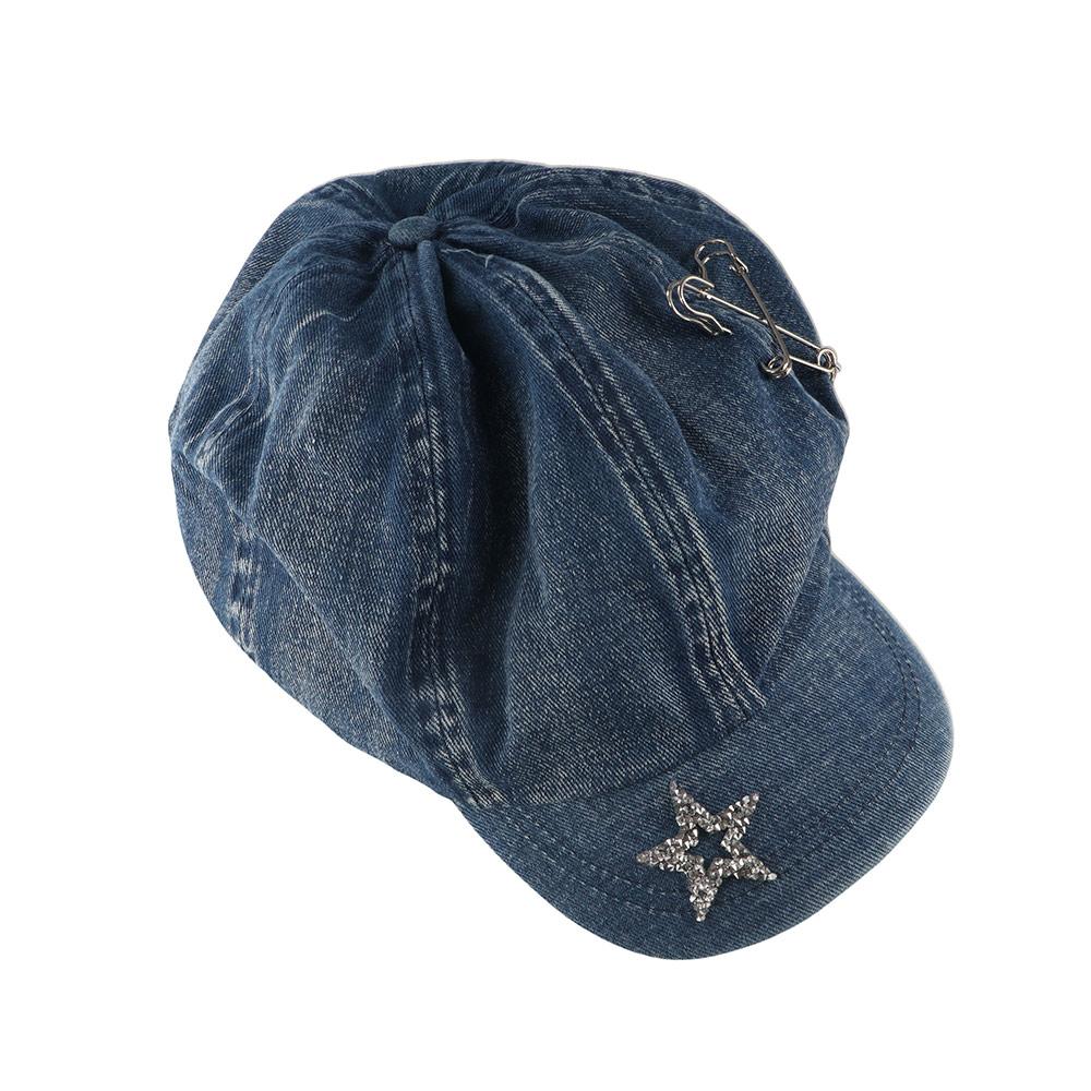 Cool Vintage Denim Hat Sweet Women Artist Hat Casual Newsboy Cap School темно-синього кольору
Cool Vintage Denim Hat Sweet Women Artist Hat Casual Newsboy Cap School темно-синього кольору