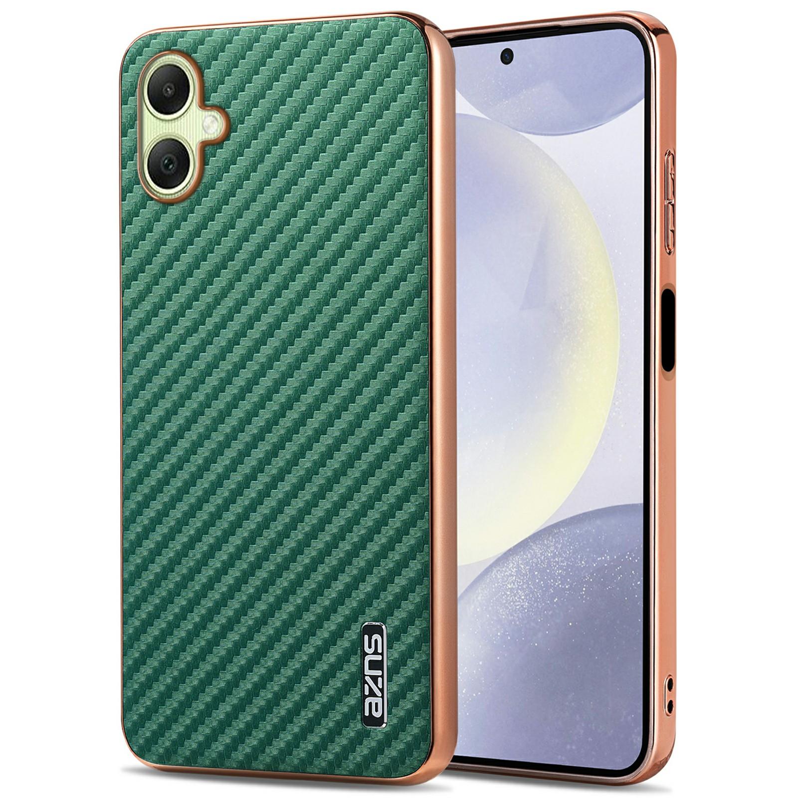 AZNS For Samsung Galaxy A06 4G Case Electroplating Carbon Fiber Texture PU+TPU Phone Cover Green
AZNS For Samsung Galaxy A06 4G Case Electroplating Carbon Fiber Texture PU+TPU Phone Cover Green