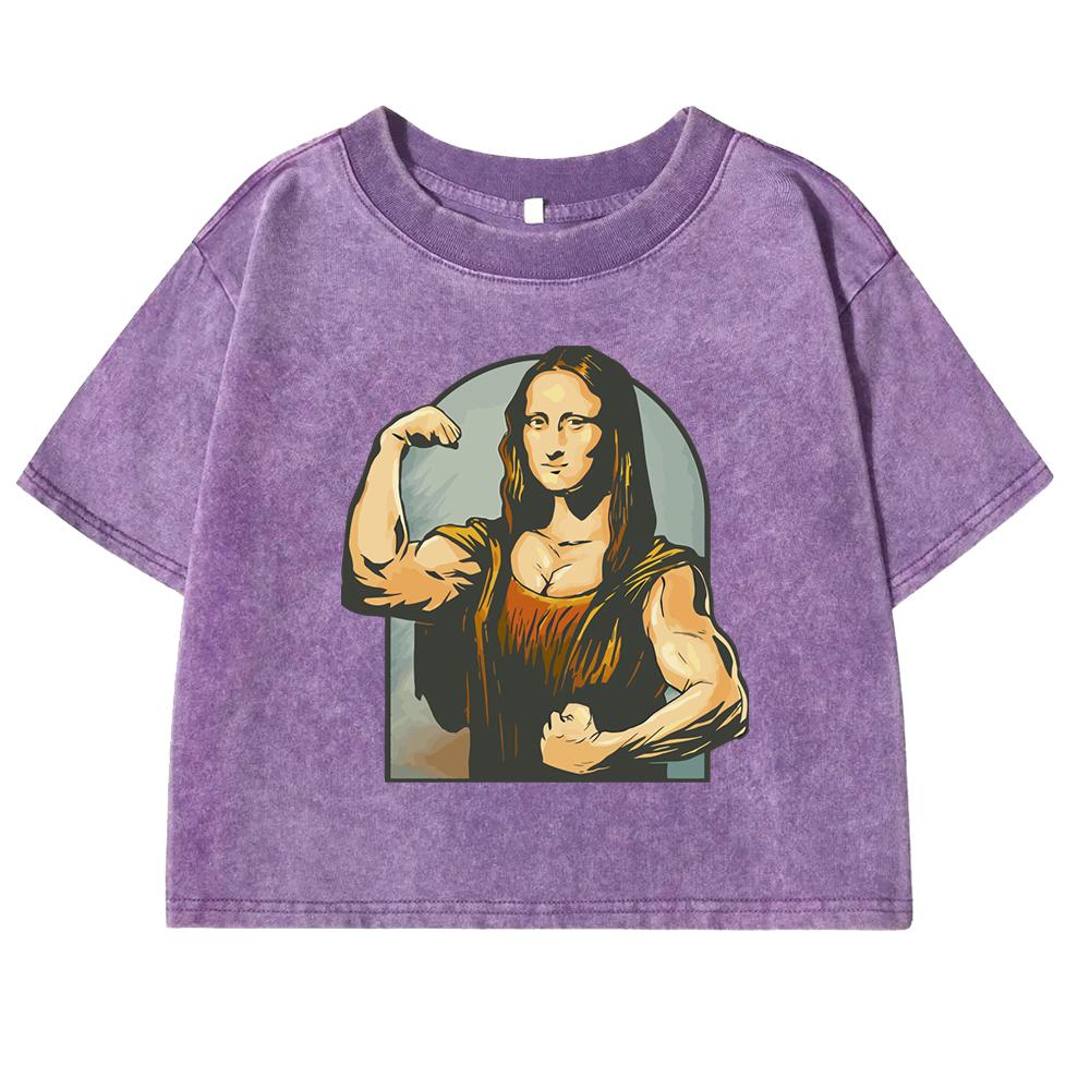 Playing Pranks On Mona Lisa Fitness Printed T-Shirts Female Retro Cotton T-Shirt Summer Slim Clothing Cool Sport Tee Tops S
Playing Pranks On Mona Lisa Fitness Printed T-Shirts Female Retro Cotton T-Shirt Summer Slim Clothing Cool Sport Tee Tops S