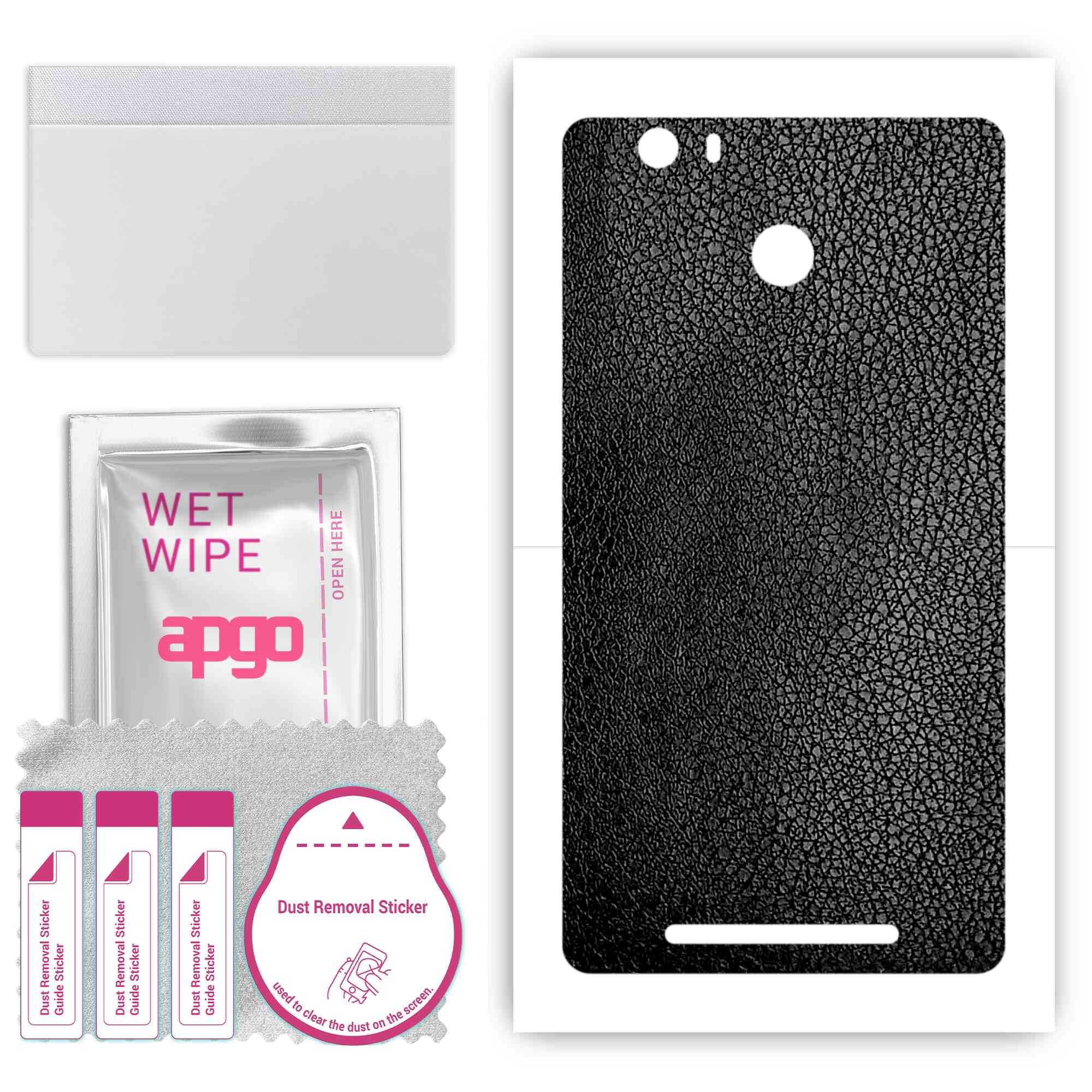 apgo Protective Skin Sticker for the back compatible with Kruger&Matz Flov 4 Plus, Wrap Film, Foil, Vinyl - Pattern Black Leather
apgo Protective Skin Sticker for the back compatible with Kruger&Matz Flov 4 Plus, Wrap Film, Foil, Vinyl - Pattern Black Leather