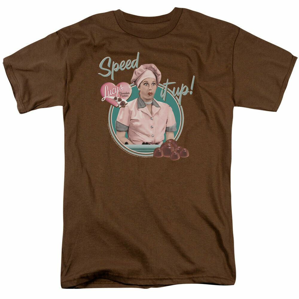 26 I Love Lucy Speed It Up T Shirt Mens Licensed Classic TV Show Coffee Unisex T-Shirt L
26 I Love Lucy Speed It Up T Shirt Mens Licensed Classic TV Show Coffee Unisex T-Shirt L