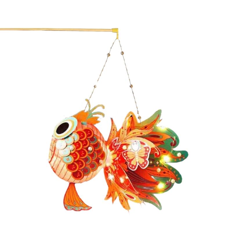 Set of 4 Fancy Carp Lamp Set Festival Scaldfish Easy Assembly and Storage Lamps Handmade Cultural Home Decoration
Set of 4 Fancy Carp Lamp Set Festival Scaldfish Easy Assembly and Storage Lamps Handmade Cultural Home Decoration