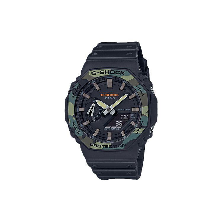 Casio G-Shock Series Octagonal Farmer Oak Camouflage Street Retro Classic Pointer Dual Display Quartz Movement Resin Strap Men watches GA-2100SU-1A Regular Watch Box,Black
Casio G-Shock Series Octagonal Farmer Oak Camouflage Street Retro Classic Pointer Dual Display Quartz Movement Resin Strap Men watches GA-2100SU-1A Regular Watch Box,Black