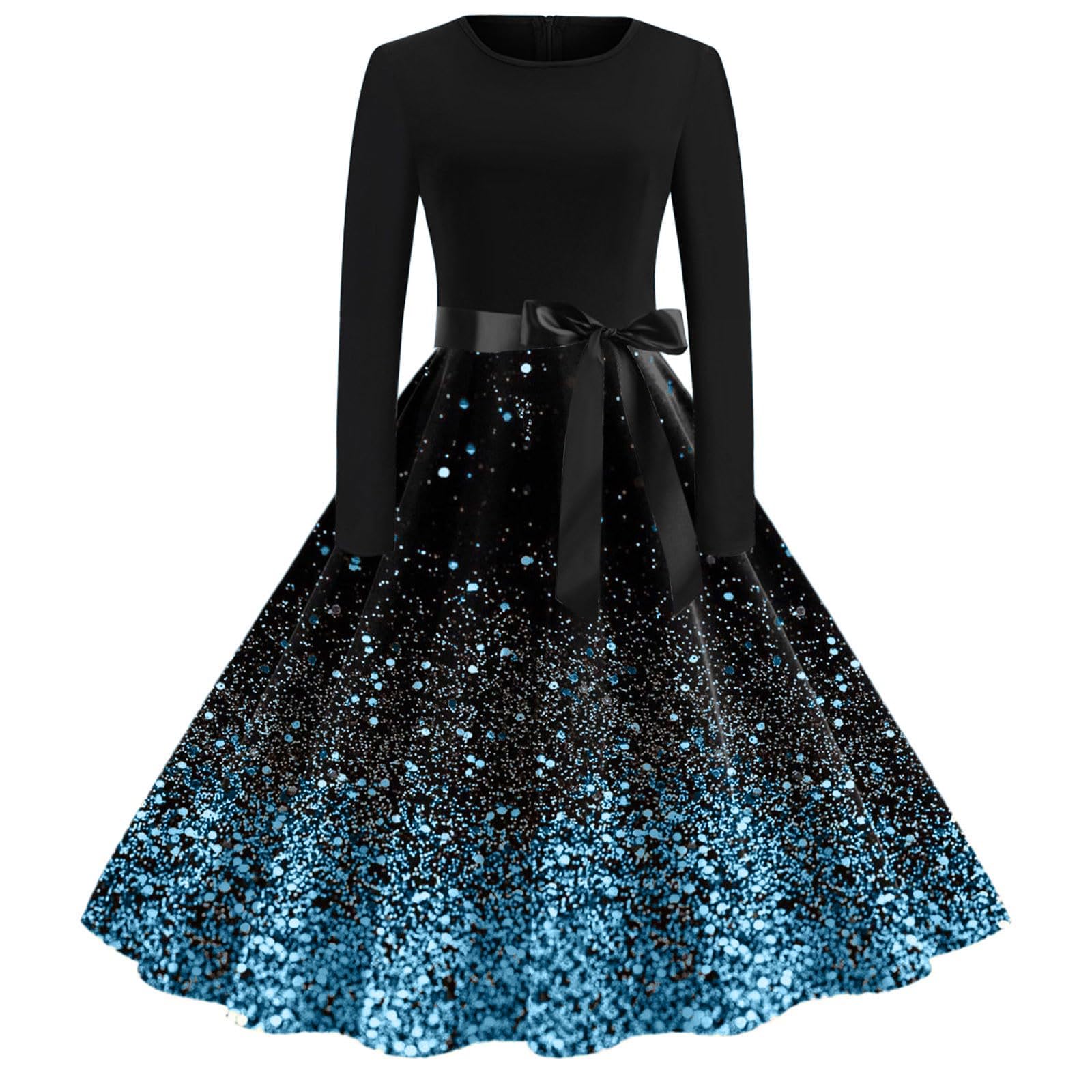 Женские повседневные модные длинные платья с рождественским графическим принтом и длинными рукавами в винтажном стиле M синий
Женские повседневные модные длинные платья с рождественским графическим принтом и длинными рукавами в винтажном стиле M синий