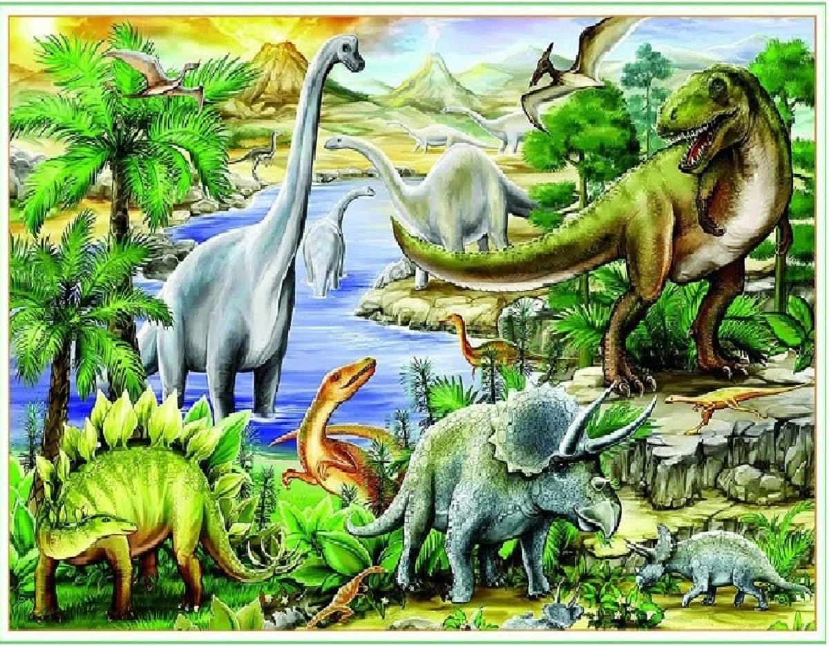 Jigsaw Puzzle Jurassic Dinosaurs 1000 Pieces Size 70 x 50cm Intellectual Puzzle Present Birthday Christmas Stylish Interior
Jigsaw Puzzle Jurassic Dinosaurs 1000 Pieces Size 70 x 50cm Intellectual Puzzle Present Birthday Christmas Stylish Interior