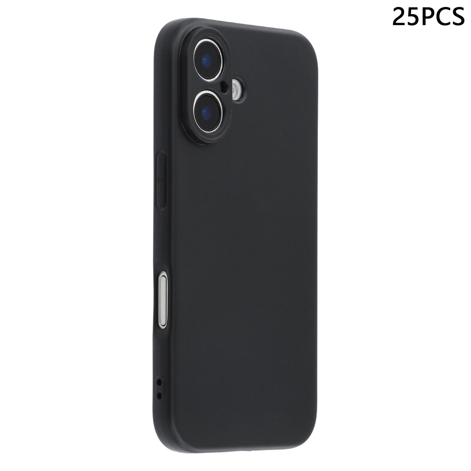 Bulk Purchasing 25Pcs For iPhone 16 Plus Case 1.2mm TPU Matte Phone Cover Black
Bulk Purchasing 25Pcs For iPhone 16 Plus Case 1.2mm TPU Matte Phone Cover Black