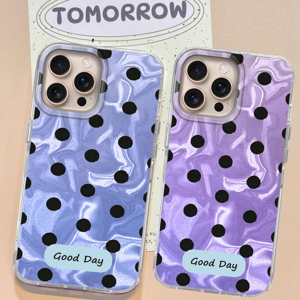 Colorful Classic Black Dots Phone Case for iphone 16 15 14 7 8 Plus 13 Pro Max X XS XR 7 SE 2022 Shell Silicone Back Bags Cover iPhone XR білий
Colorful Classic Black Dots Phone Case for iphone 16 15 14 7 8 Plus 13 Pro Max X XS XR 7 SE 2022 Shell Silicone Back Bags Cover iPhone XR білий