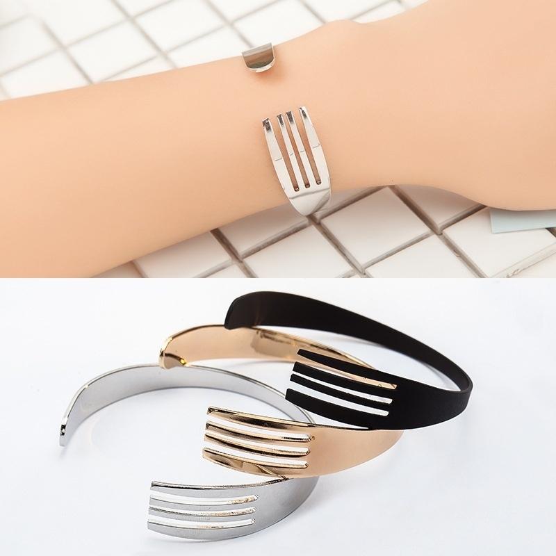 New fashion Knife fork bracelets bangles For Women men Jewelry friendship cuff bracelet чорний
New fashion Knife fork bracelets bangles For Women men Jewelry friendship cuff bracelet чорний