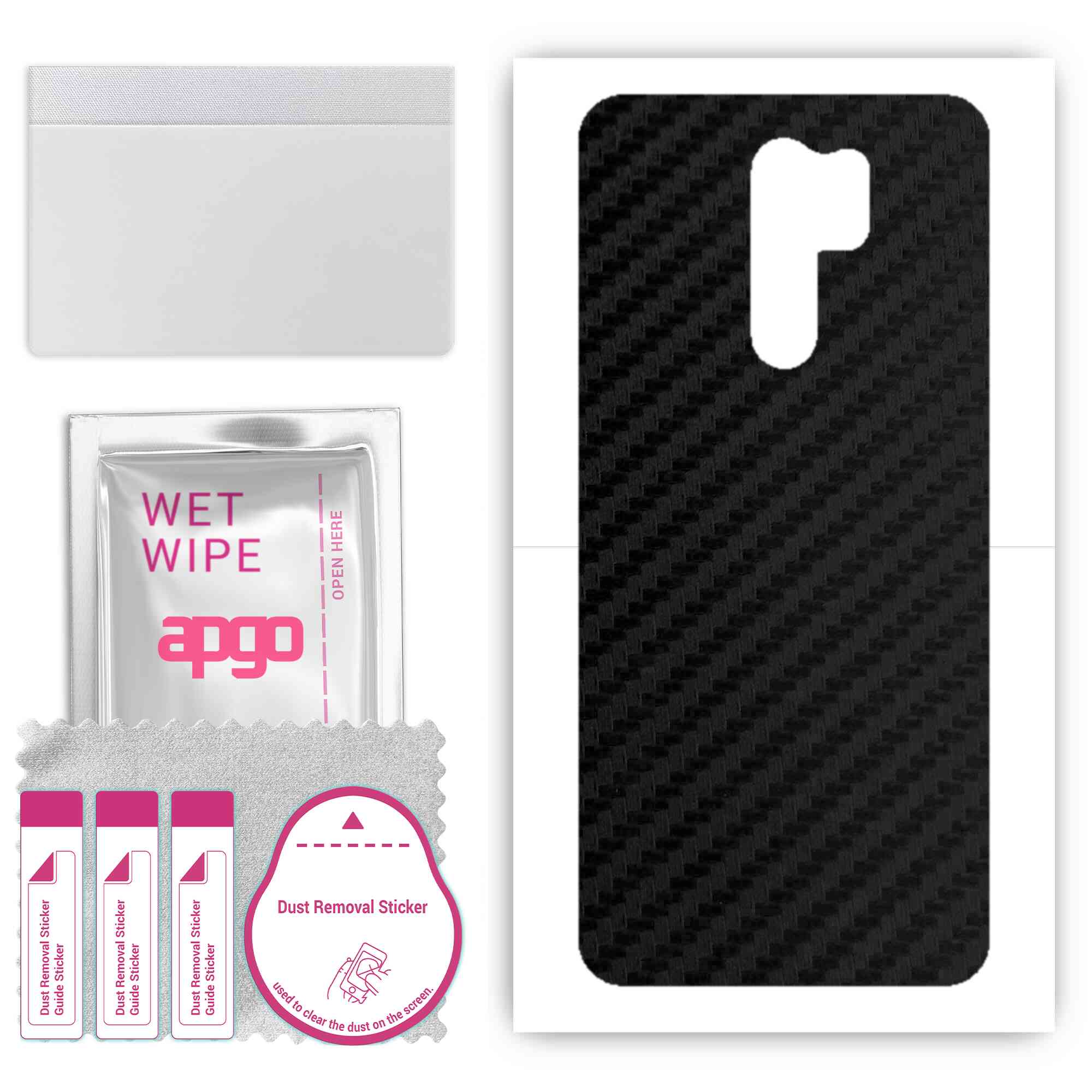 Apgo Protective Skin Sticker для задньої панелі, сумісний із Xiaomi Redmi 9, Wrap Film, Foil, Vinyl - Pattern Carbon Black
Apgo Protective Skin Sticker для задньої панелі, сумісний із Xiaomi Redmi 9, Wrap Film, Foil, Vinyl - Pattern Carbon Black