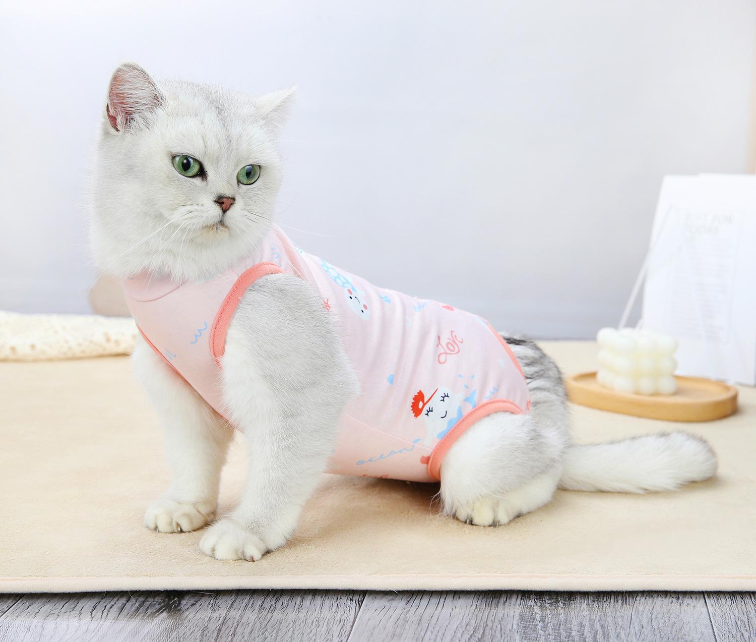 Pet Apparel: Soft and Comfortable Clothing for Cats and Dogs - Sterilization, Weaning, and Nursing Options Available Small рожевий
Pet Apparel: Soft and Comfortable Clothing for Cats and Dogs - Sterilization, Weaning, and Nursing Options Available Small рожевий