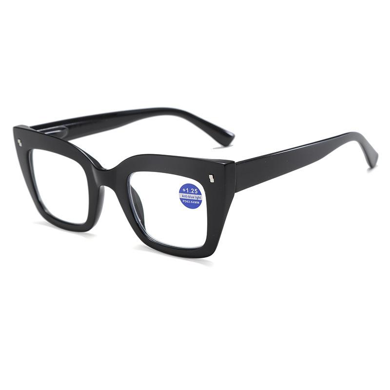 Модные очки для пресбиопии с толстой оправой и большой оправой, модные очки с радужным цветовым соответствием, защищающие от синего света, весенние очки +150 чёрный
Модные очки для пресбиопии с толстой оправой и большой оправой, модные очки с радужным цветовым соответствием, защищающие от синего света, весенние очки +150 чёрный