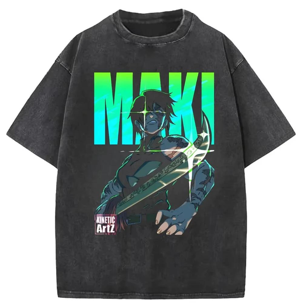 Zenin Maki Anime Vintage Washed T-Shirt Cotton Jujutsu Kaisen Harajuku Men s Women s Streetwear Women Short Sleeve S червоний
Zenin Maki Anime Vintage Washed T-Shirt Cotton Jujutsu Kaisen Harajuku Men s Women s Streetwear Women Short Sleeve S червоний