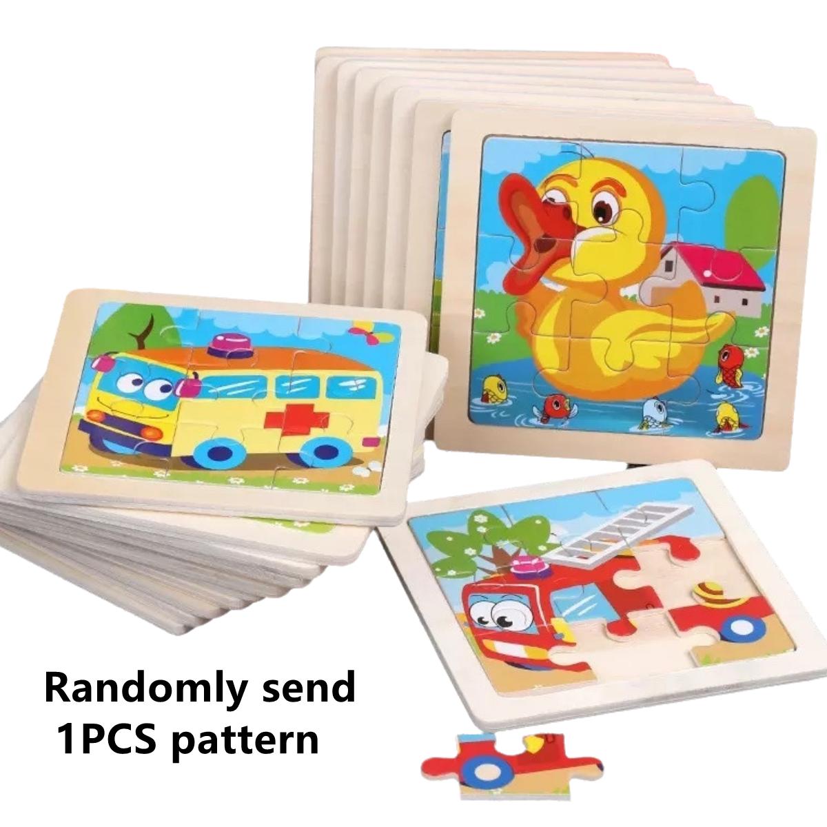 9 шт. Деревянные пазлы Детские Случайная отправка рисунка Мультяшное животное Монтессори Пазлы Игры Развивающие игрушки для детей
9 шт. Деревянные пазлы Детские Случайная отправка рисунка Мультяшное животное Монтессори Пазлы Игры Развивающие игрушки для детей
